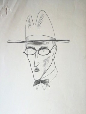 Estudo para o retrato de Fernando Pessoa