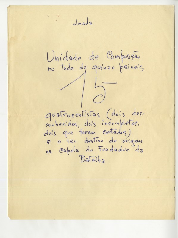 Unidade de composição no todo de quinze painéis