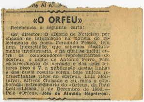 «O Orfeu»