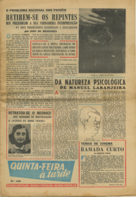 O Problema Nacional dos Painéis / Reiteram-se os repintes que prejudicam a sua verdadeira interpretação - Há dois pormenores essenciais a esclarecer