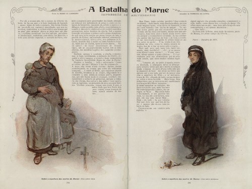 A batalha do Marne: impressão de aniversário