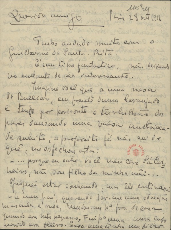 Carta a Fernando Pessoa