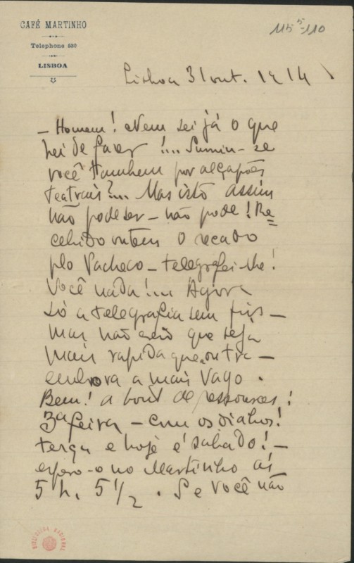 Carta a Fernando Pessoa