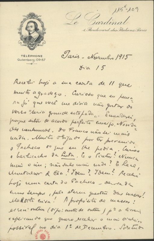 Carta a Fernando Pessoa