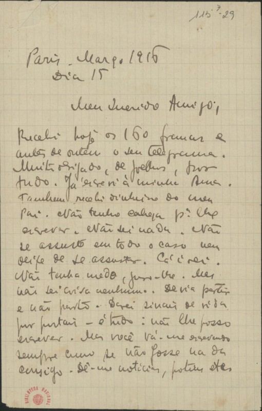 Carta a Fernando Pessoa