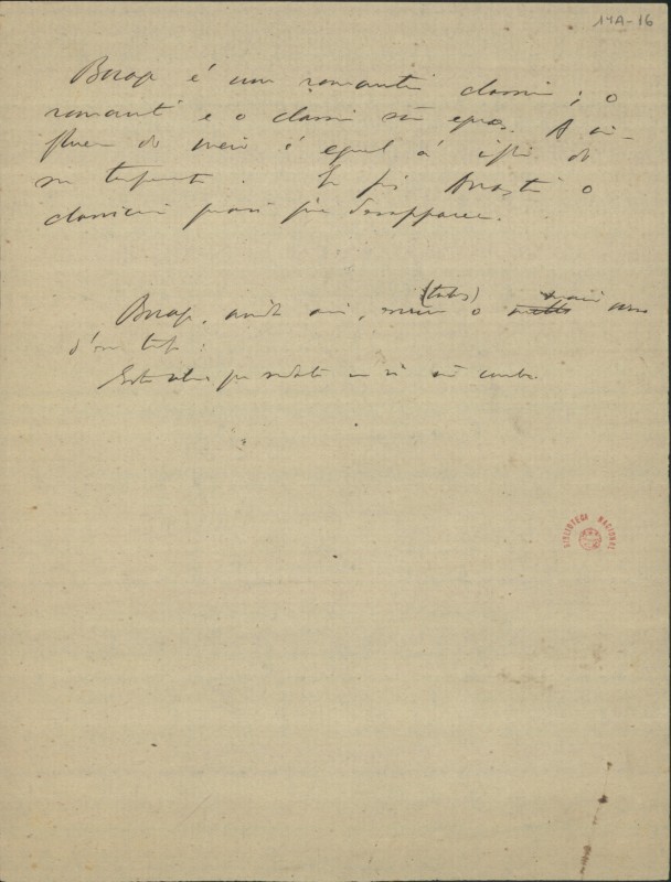 BNP/E3, 14A – 16