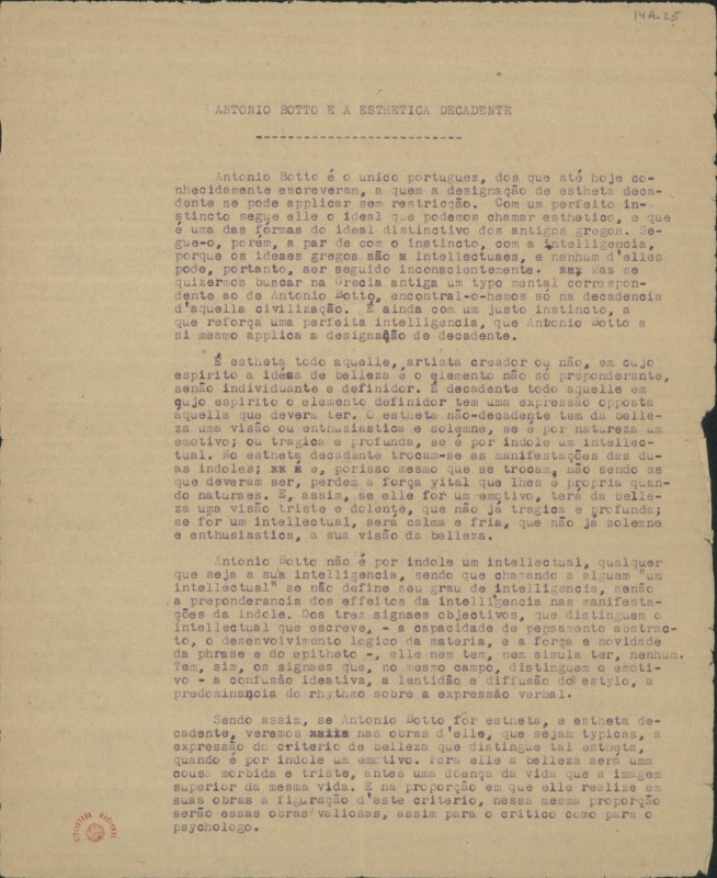 BNP/E3, 14A – 25-27
