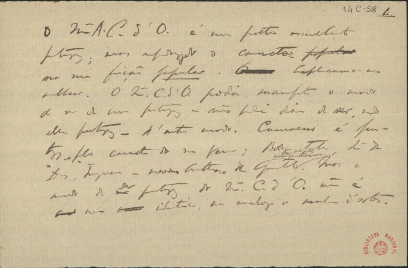BNP/E3, 14C – 58