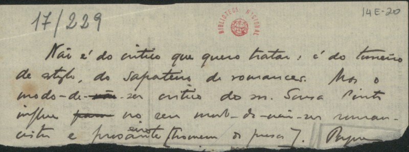 BNP/E3, 14E – 20