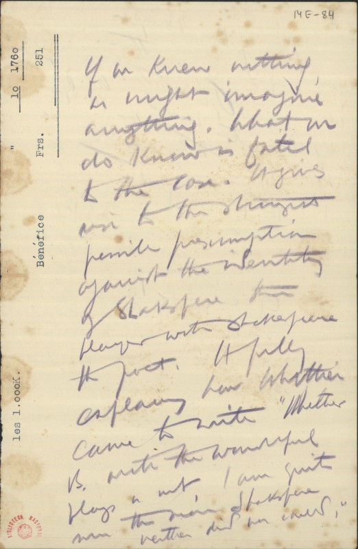 BNP/E3, 14E – 84