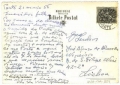 Postal ilustrado de Sarah Affonso a José Afonso de Almada Negreiros