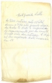 Rascunho de carta de Sarah Affonso a Aurélia Petijean (Lella).