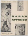 Sarah Affonso - Galeria Dominguez Alvarez - de 19 a 31 de Maio de 1962