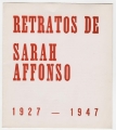 Retratos de Sara Affonso , 1927-1947