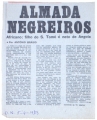 Almada Negreiros / Africano: filho de S. Tomé e neto de Angola