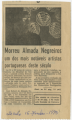 Morreu Almada Negreiros / um dos mais notáveis artistas portugueses deste século