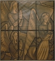 Estudo (pormenor) para o vitral 'A Trindade' da Igreja de Nossa Senhora do Rosário de Fátima, Lisboa
