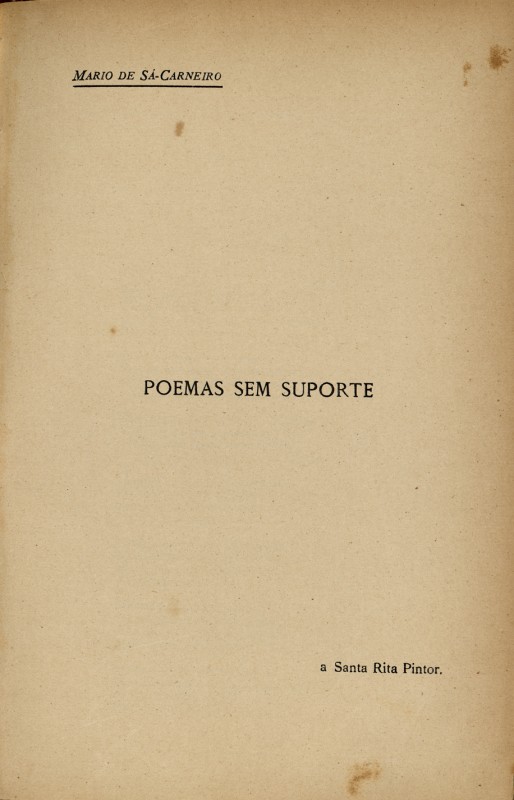 Poemas sem Suporte