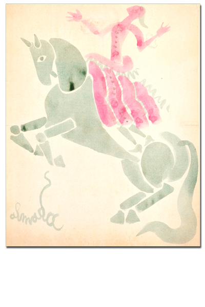 Negreiros, Almada, 1893-1970 Acrobata a cavalo. [ca 1920]