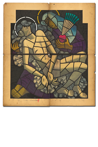 Negreiros, Almada, 1893-1970 Projeto para o vitral Nossa Senhora da Piedade