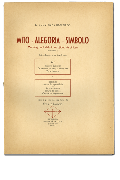 Negreiros, Almada, 1893-1970 Mito – alegoria – simbolo. 1948